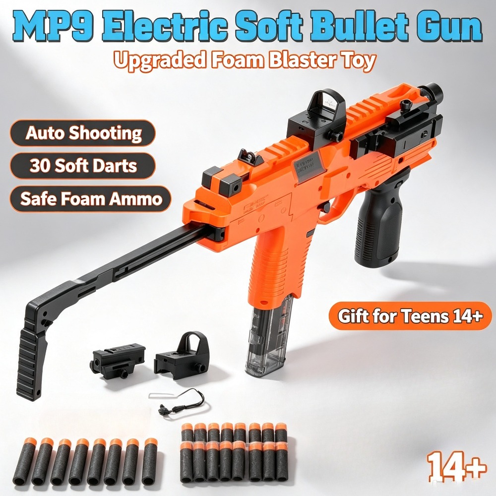 MP9 Electric Toy Gun Foam Dart - огляд і ціна Foam Dart Gun