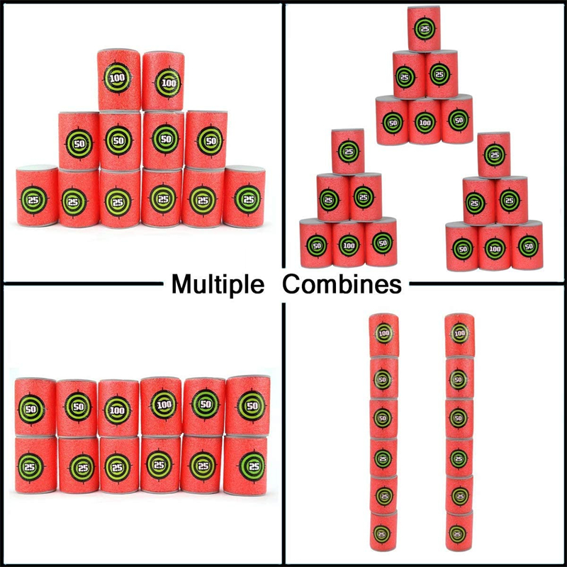 A1  6-30pcs Soft Bullet Target - огляд і ціна Foam Dart Gun