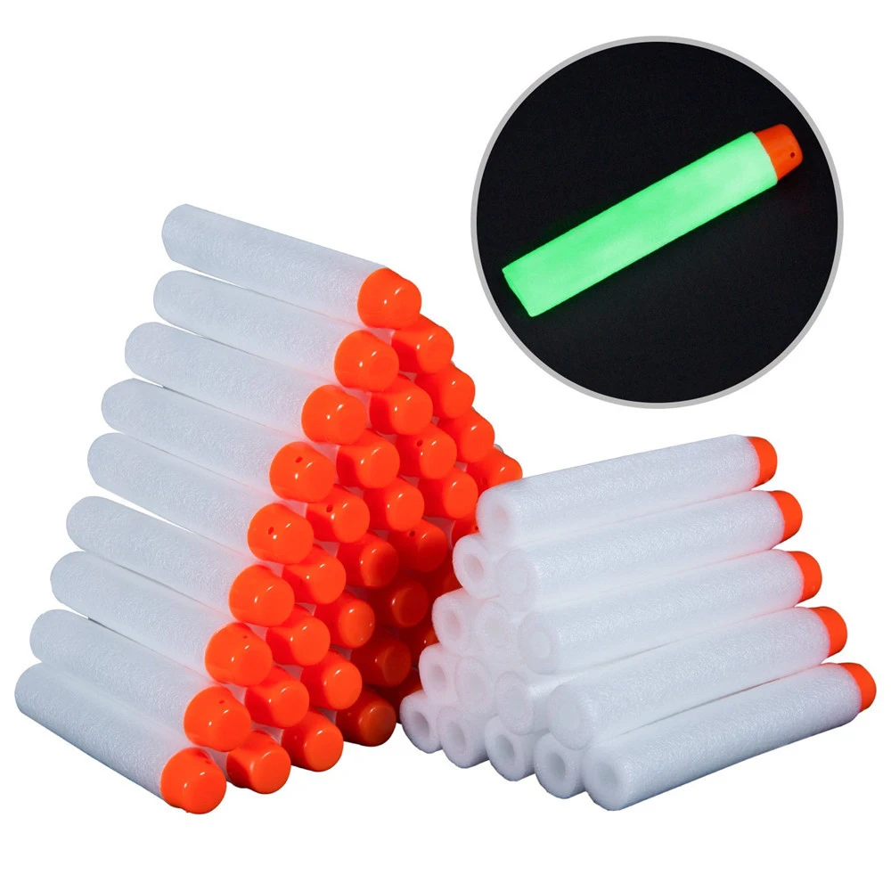 2J-AWhite Glow In The Dark Sof - огляд і ціна Foam Dart Gun
