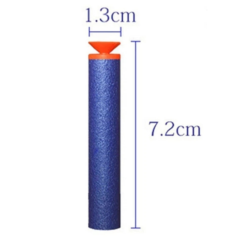 100PCS Blue Sucker Head Bullet - огляд і ціна Foam Dart Gun