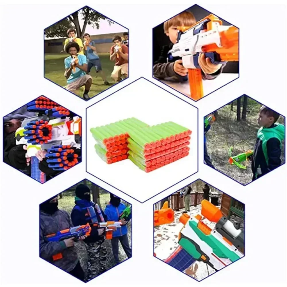 7.2cm 100/1000pcs Darts For Su - огляд і ціна Foam Dart Gun