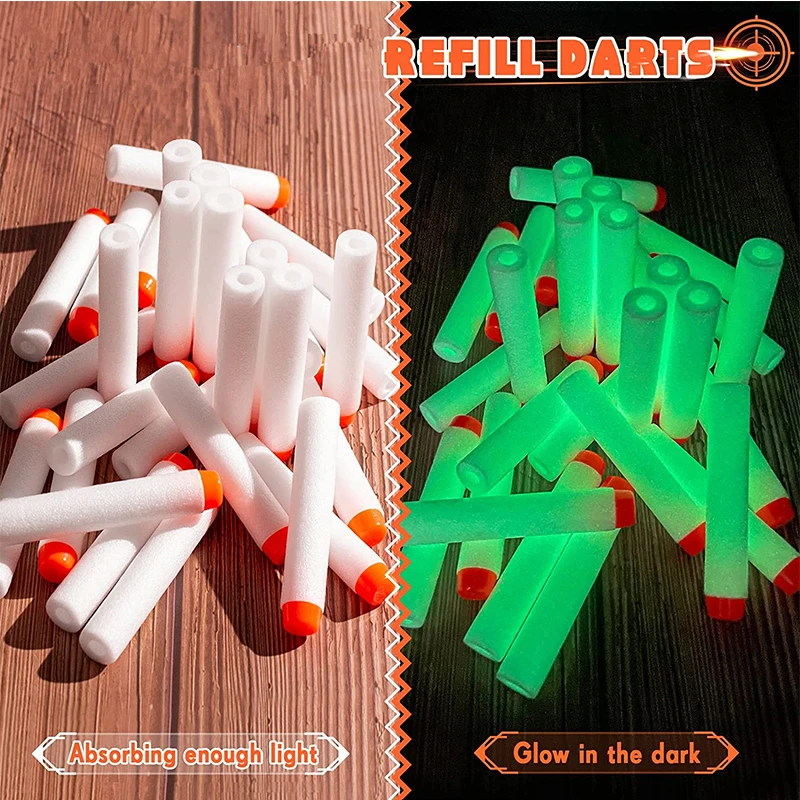 100Pcs Refill Darts for Nerf N - огляд і ціна Foam Dart Gun